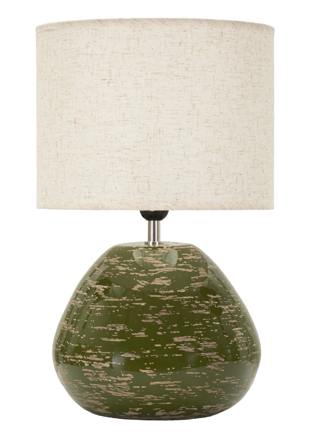 Lampe de table verte de style contemporain 30x49 cm