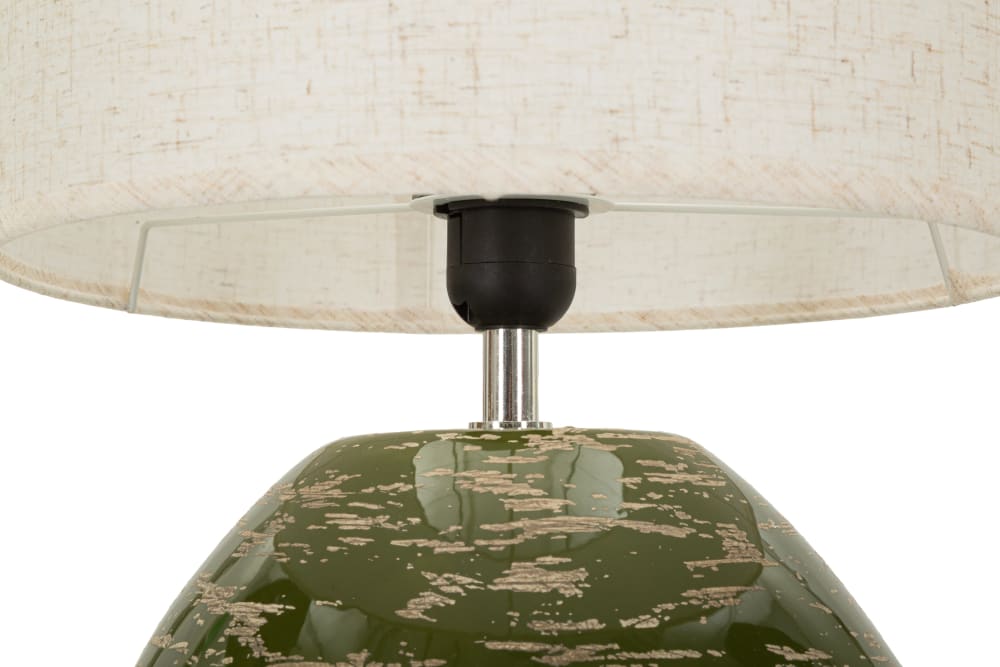 Lampe de table verte de style contemporain 30x49 cm — vue 3