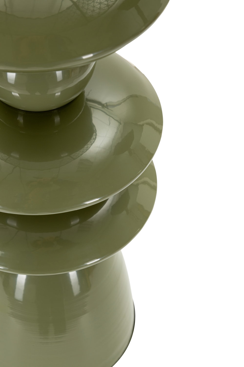 Lampe de table en métal avec abat-jour sculpté, ø 33 x 71 cm — vue 4
