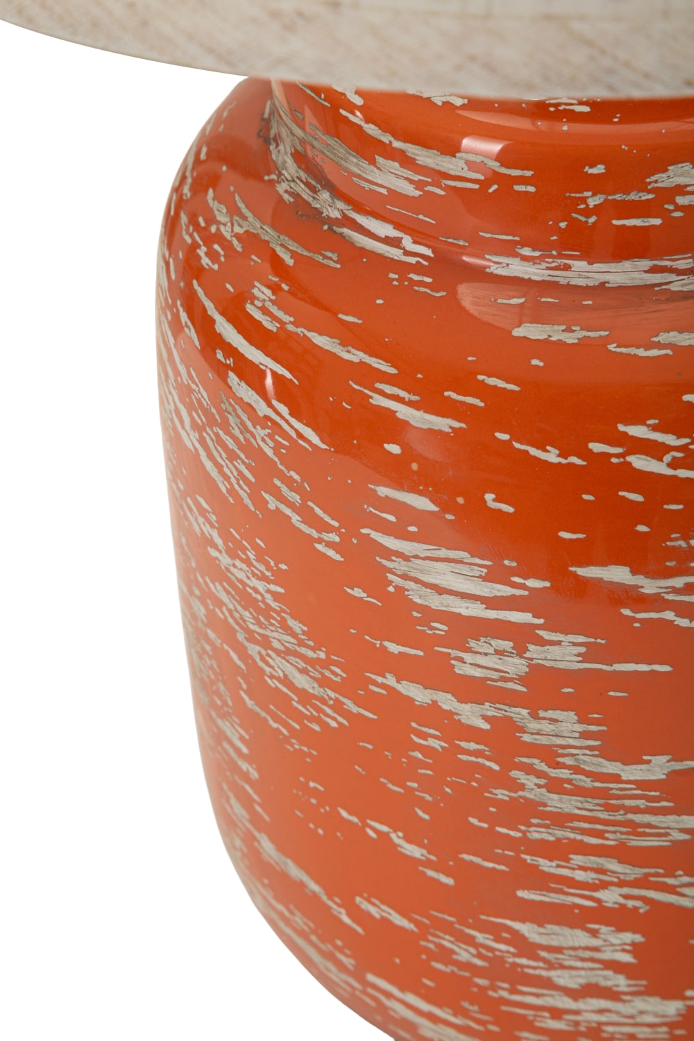 Lampe de table orange de style contemporain, ø 27 x 47,5 cm — vue 4