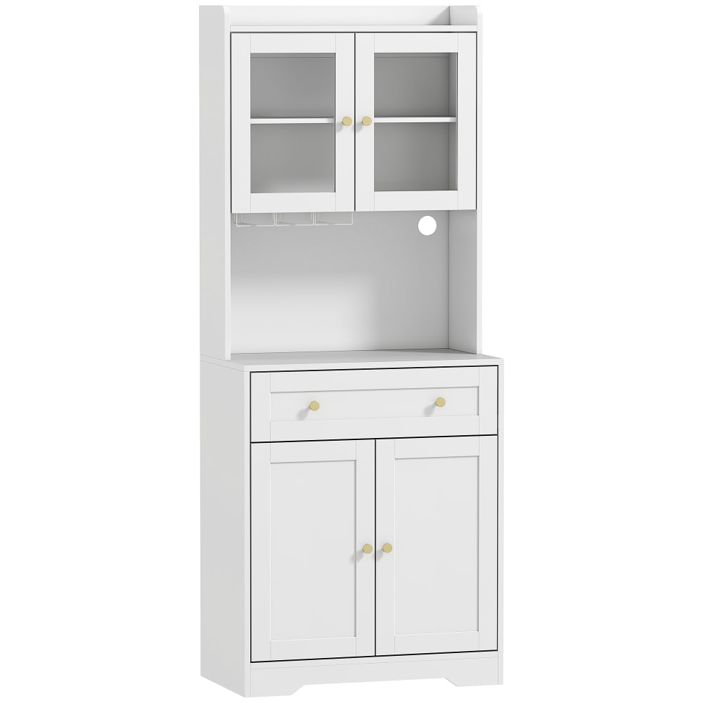 Armoire de cuisine 4 portes tiroir plan de travail bois blanc Armoire de cuisine 4 portes tiroir plan de travail bois blanc
