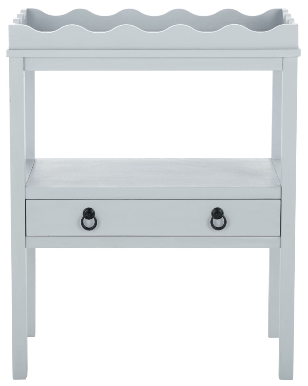 Table d'appoint en bois massif, ciel d’hiver Table d'appoint en bois massif, ciel d’hiver