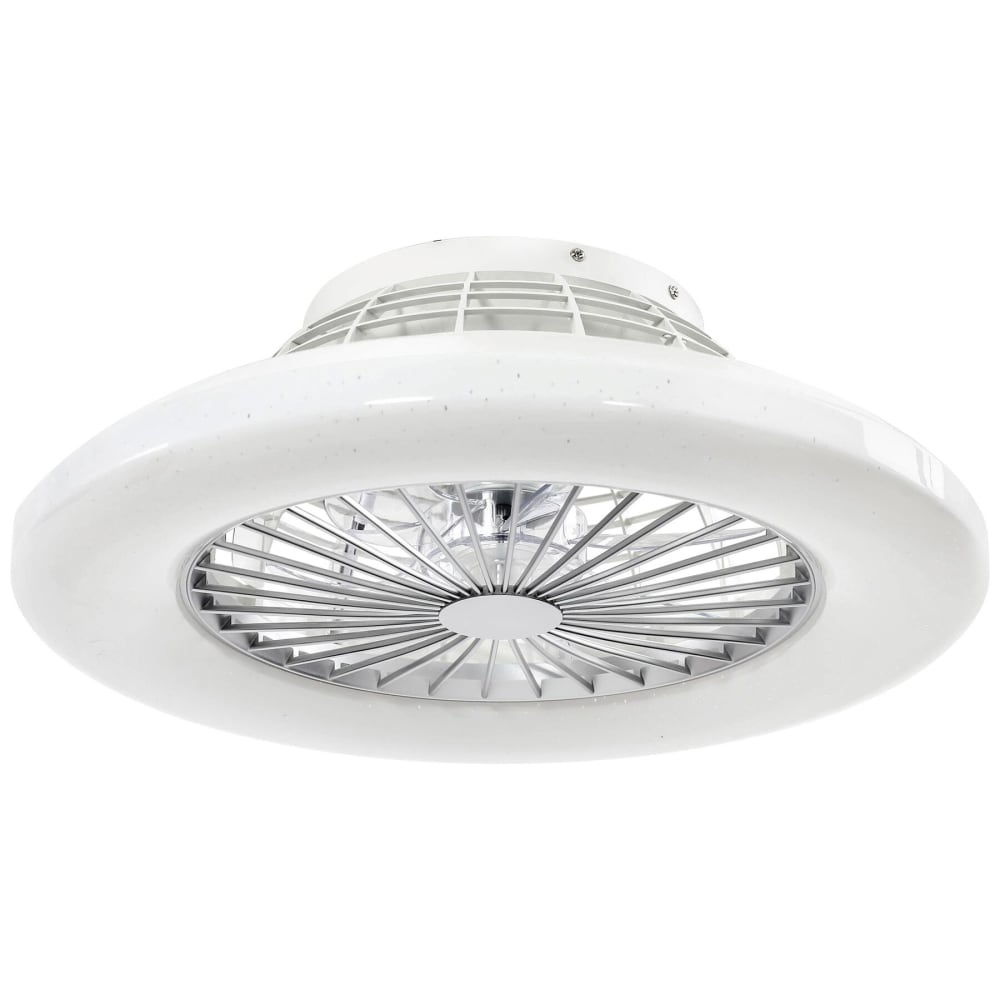 Plafonnier avec ventilateur, ø 50 cm, 3000-6500 k, 3 vitesses, blanc Plafonnier avec ventilateur, ø 50 cm, 3000-6500 k, 3 vitesses, blanc