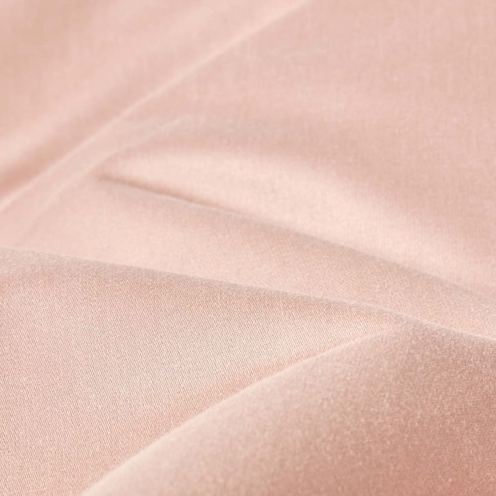 Drap plat en satin de coton égyptien beige taupe 270x300 cm — vue 3
