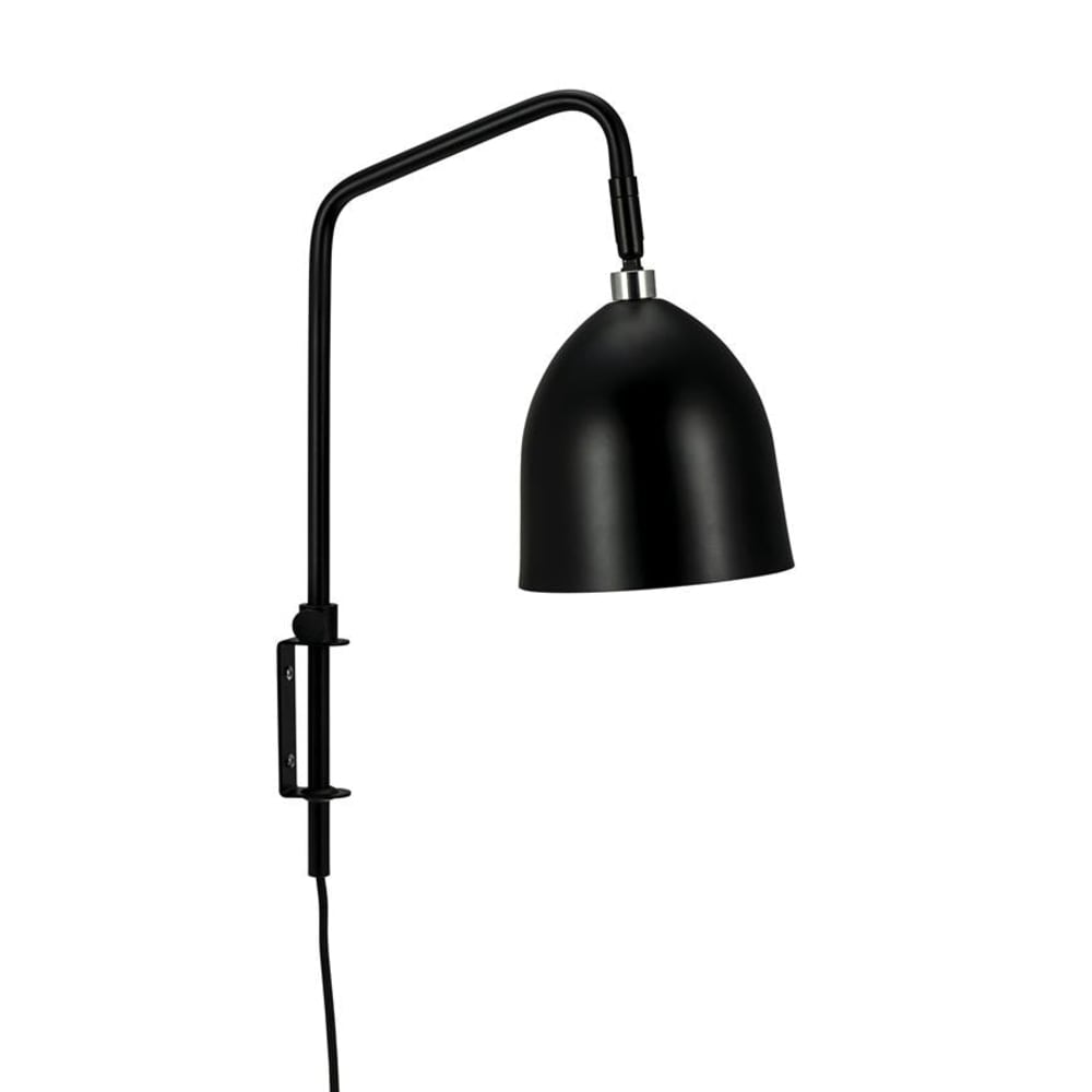 Wandleuchte aus Metall h 43 cm d 15 cm, schwarz - Maisons Du