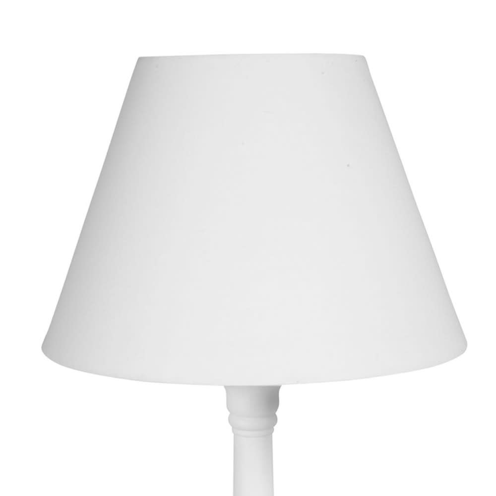 Lampe en bois charme blanc — vue 3