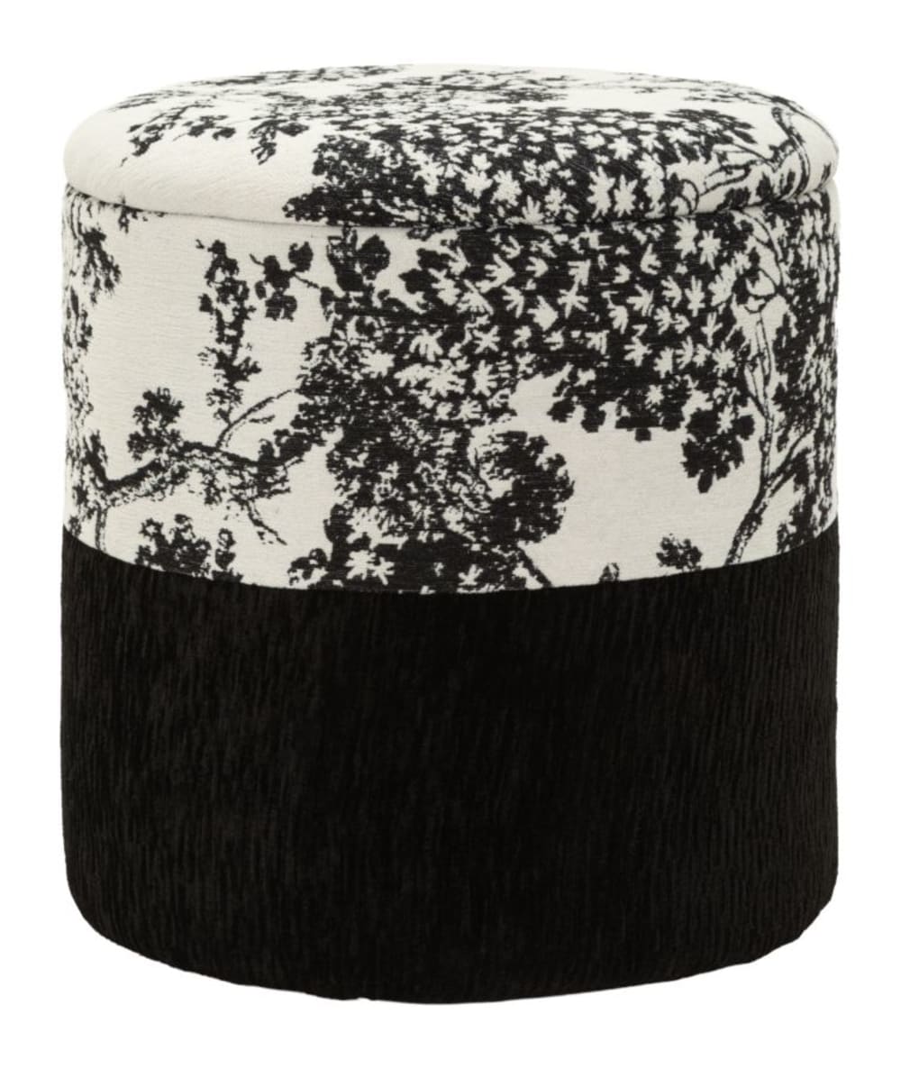 Pouf de style oriental cm ø 40x42