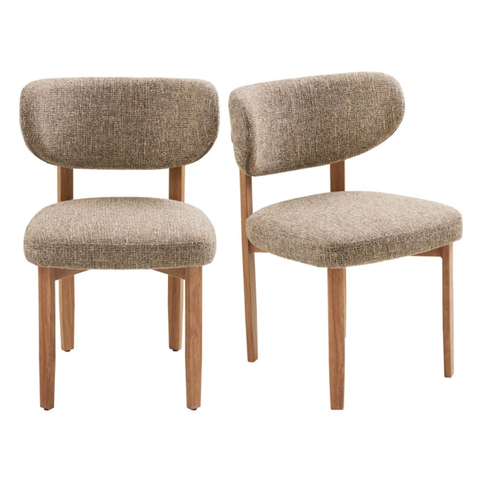 Chaise en tissu beige x2 Chaise en tissu beige x2