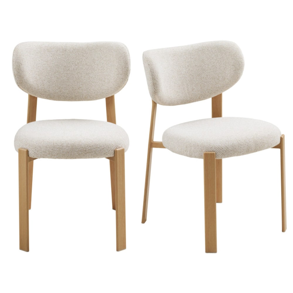 Moloo Stuhl aus beigem Stoff x2 style modern - Stoff