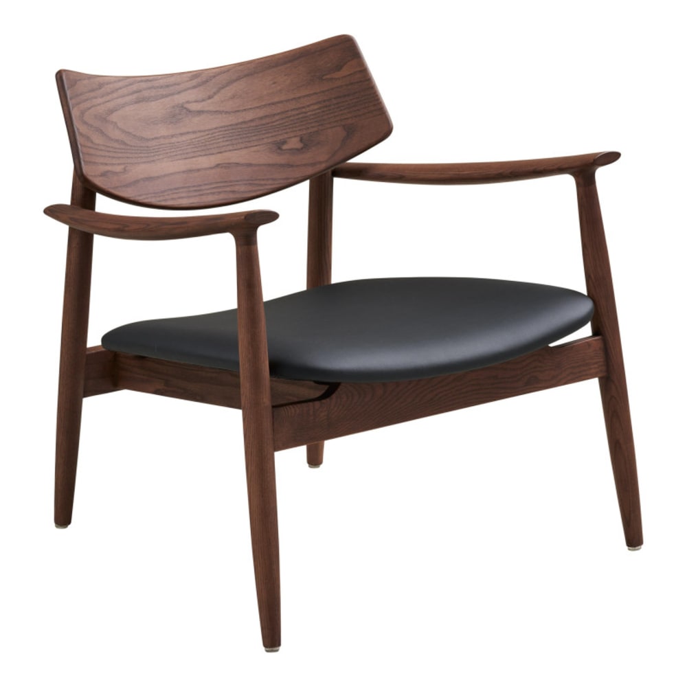Fauteuil en pu marron
