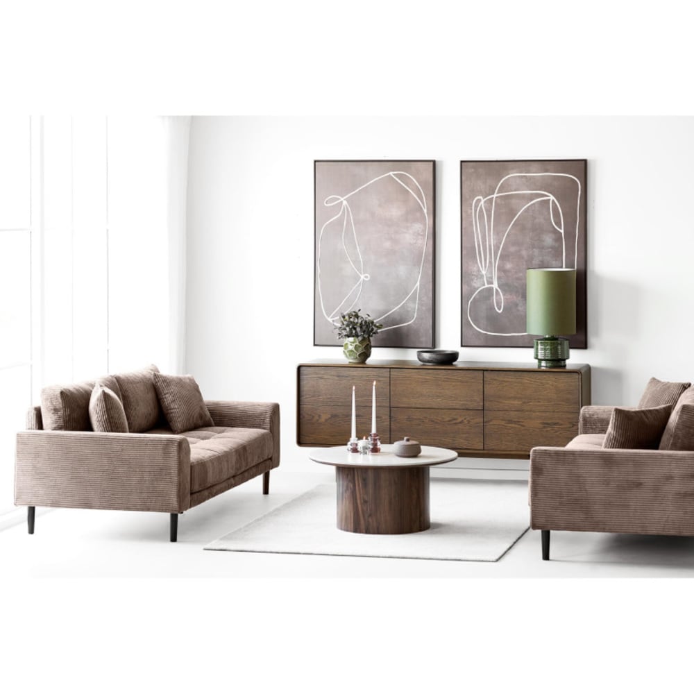 Table basse 80 cm marron