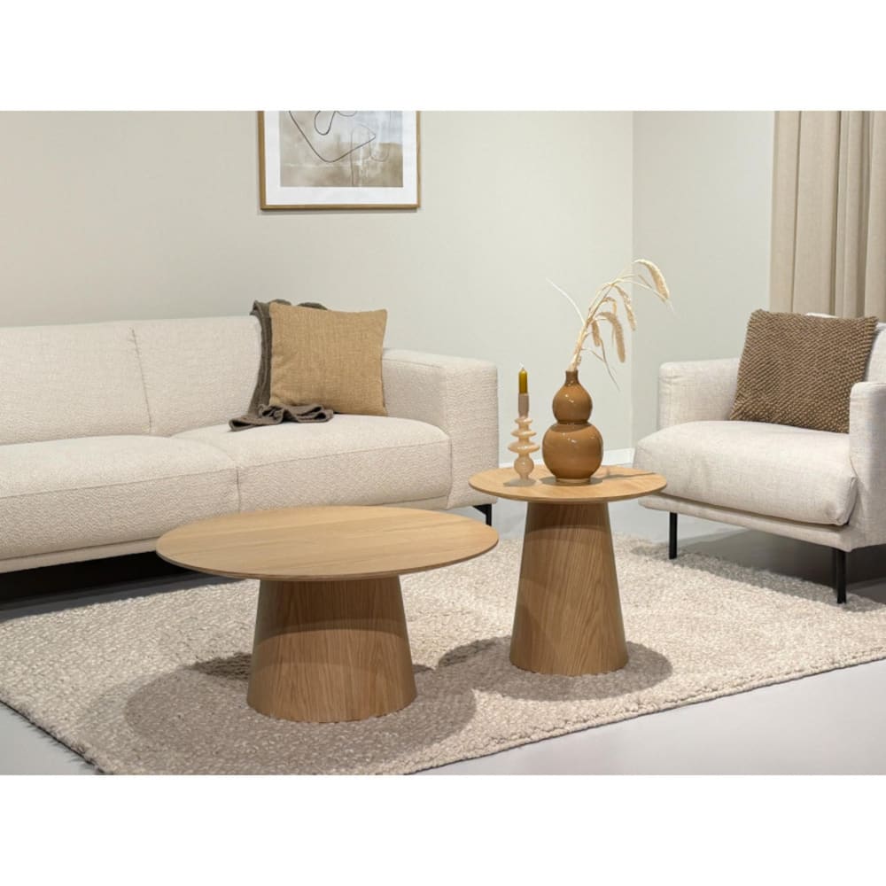 Table basse 50 cm beige