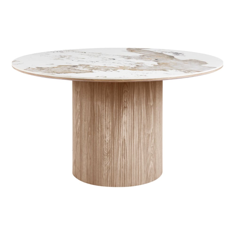 Table repas 140 cm marron