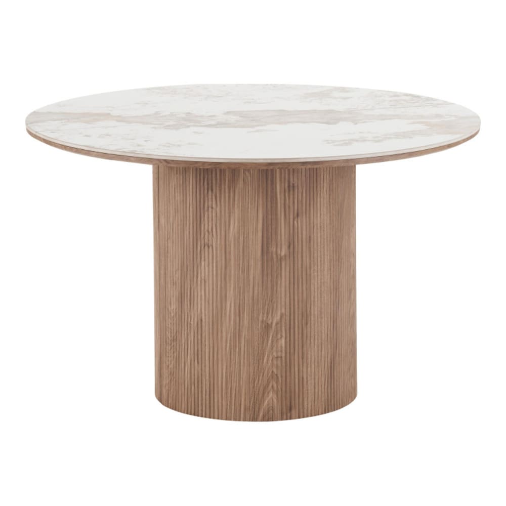 Table repas 120 à 200 cm marron