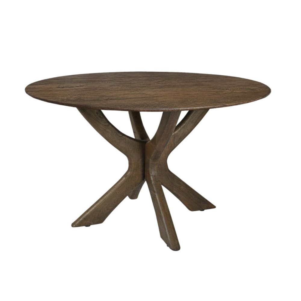 Table repas 130 cm marron