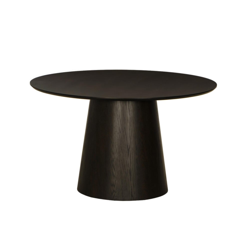 Table repas 130 cm marron foncé