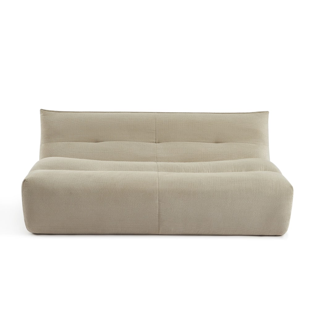 Banquette 2 places tissu beige Banquette 2 places tissu beige