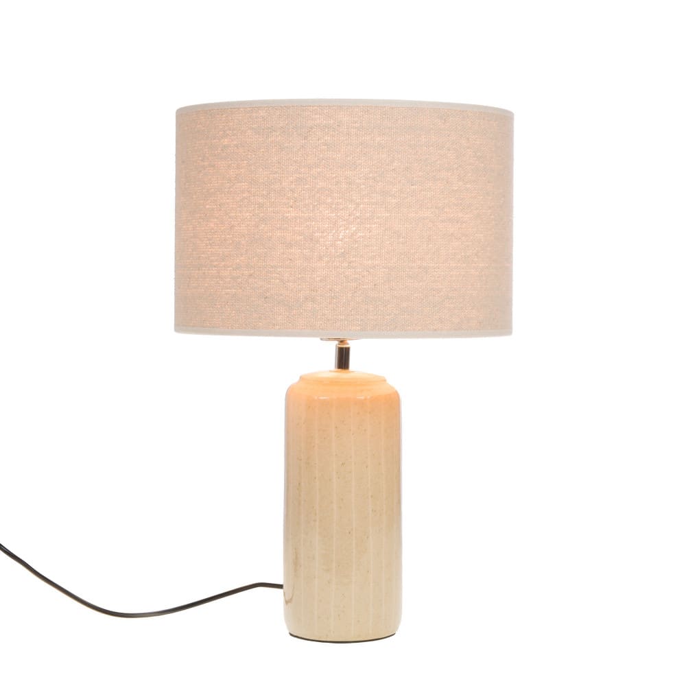 Lampe petit modèle en céramique - 32x56cm - ivoire — vue 3