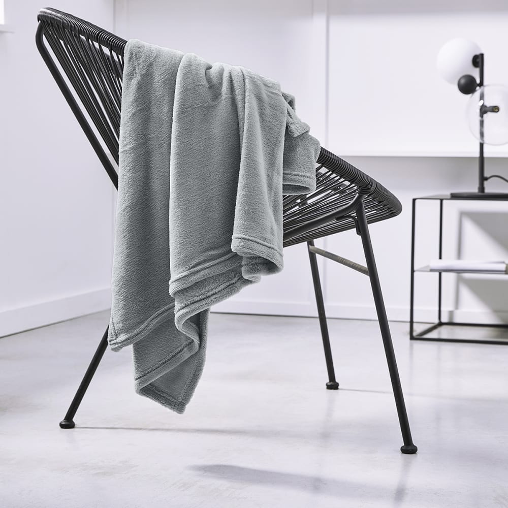 Plaid polaire uni  150x200 cm beige