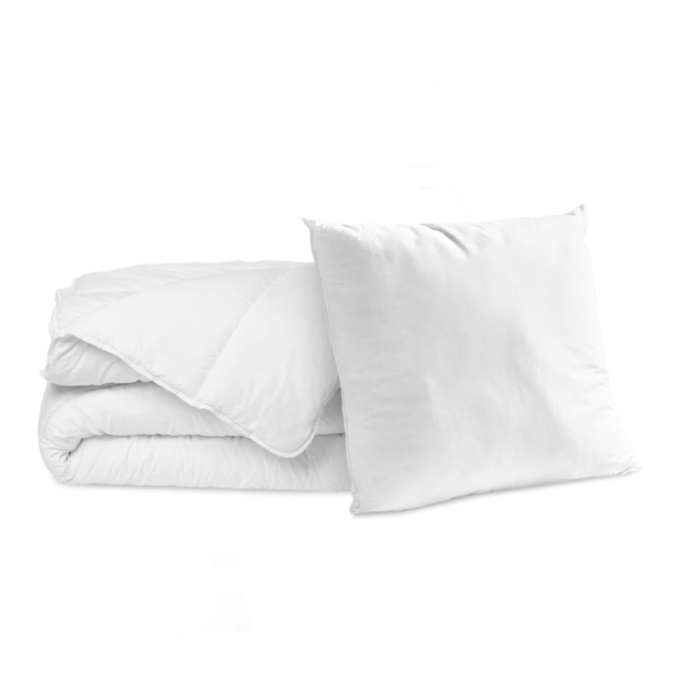 Pack couette chaude 140x200cm + 1 oreiller moelleux Pack couette chaude 140x200cm + 1 oreiller moelleux