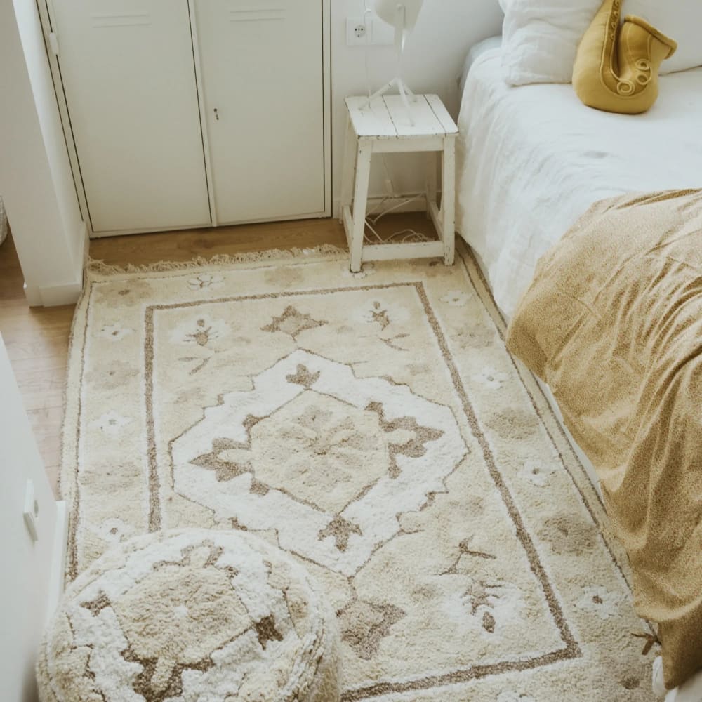 Kinderpouf Perser natur Ø45cm - Maisons Du Monde