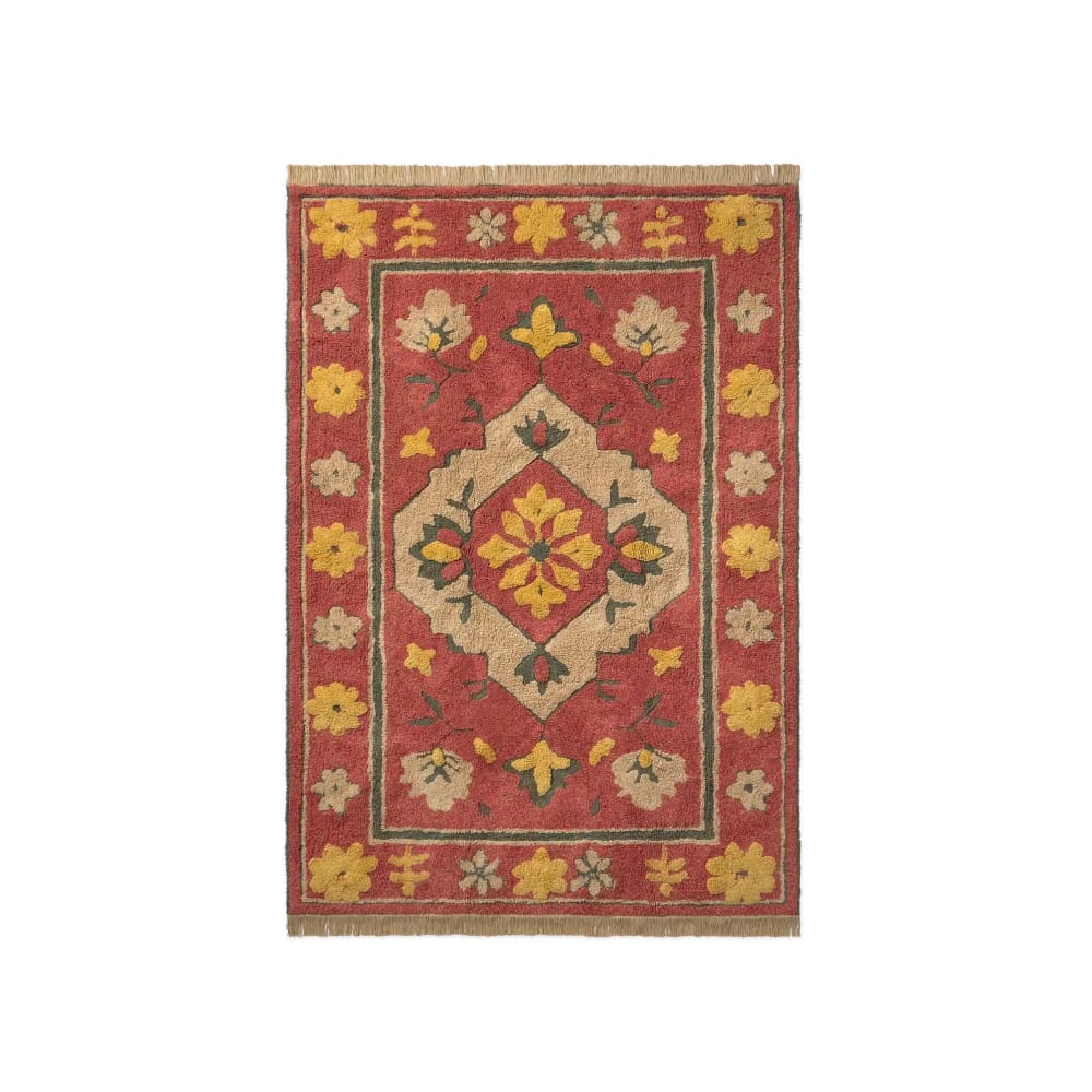 Lorena Canals Waschbarer Kinderteppich Perser rot 140x200cm Baumwolle Kinder