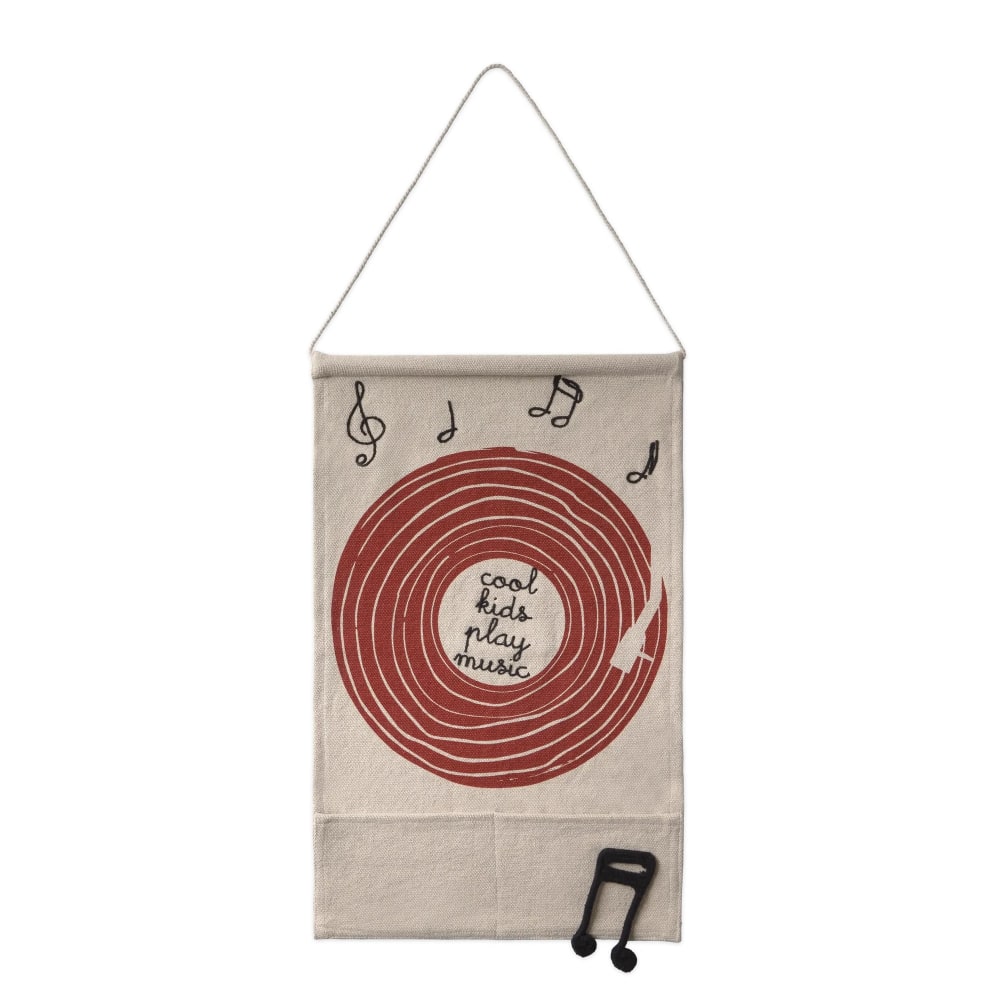 Lorena Canals Wandbehang für Kinder Music 45x70cm MEHRFARBIG BAUMWOLLE Kinder