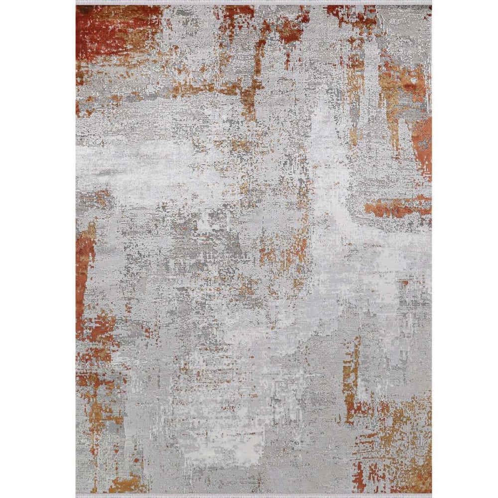 Weicher Teppich aus Viskose in Grau Terra – 120x180 cm - Maisons