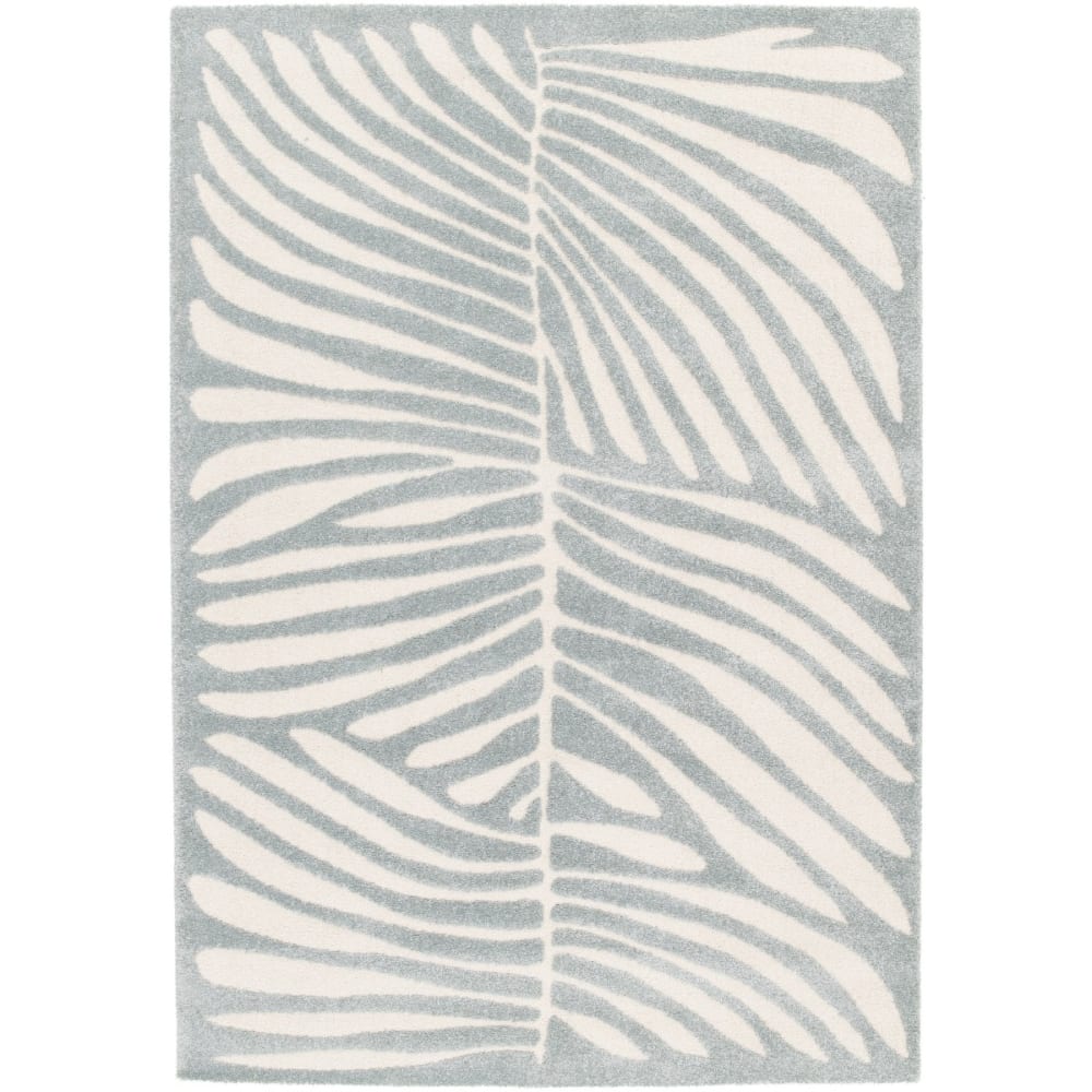 Tapis à relief doux moderne bleu 160x230
