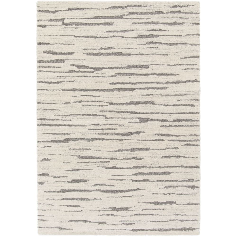 Tapis doux moderne à relief écru et gris beige 160x230 Tapis doux moderne à relief écru et gris beige 160x230