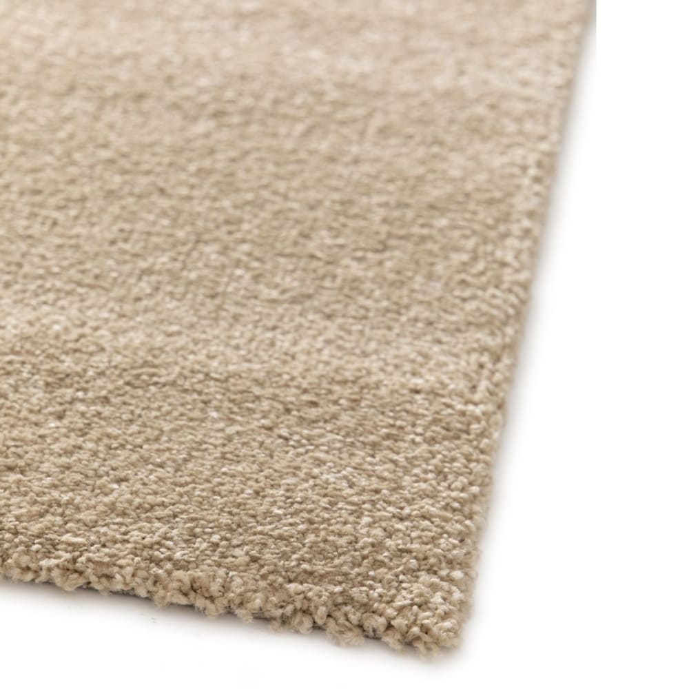 Tapis à reliefs doux à relief géométrique beige 160x230 — vue 4