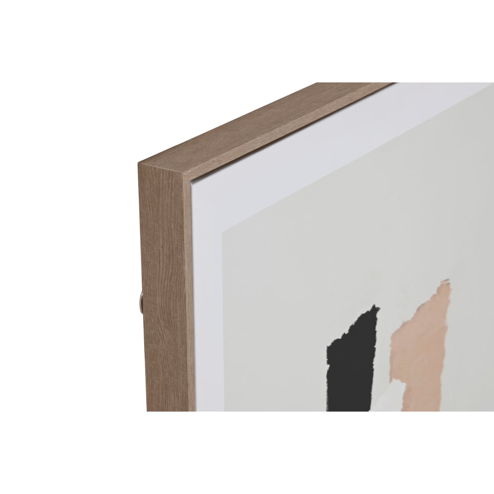 Lot 6 tableaux moderne en tissu beige 60x4x80 cm — vue 4