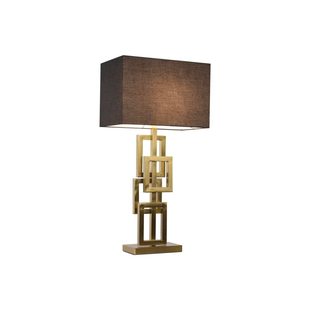 Lampe en acier dorée 38x23x78 cm — vue 4
