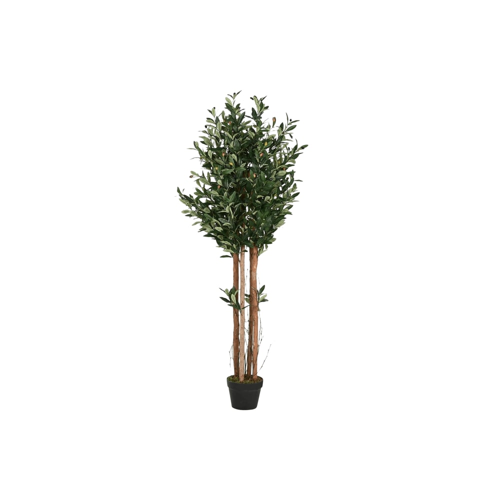 Olivier artificiel en polyester vert 60x60x150 cm