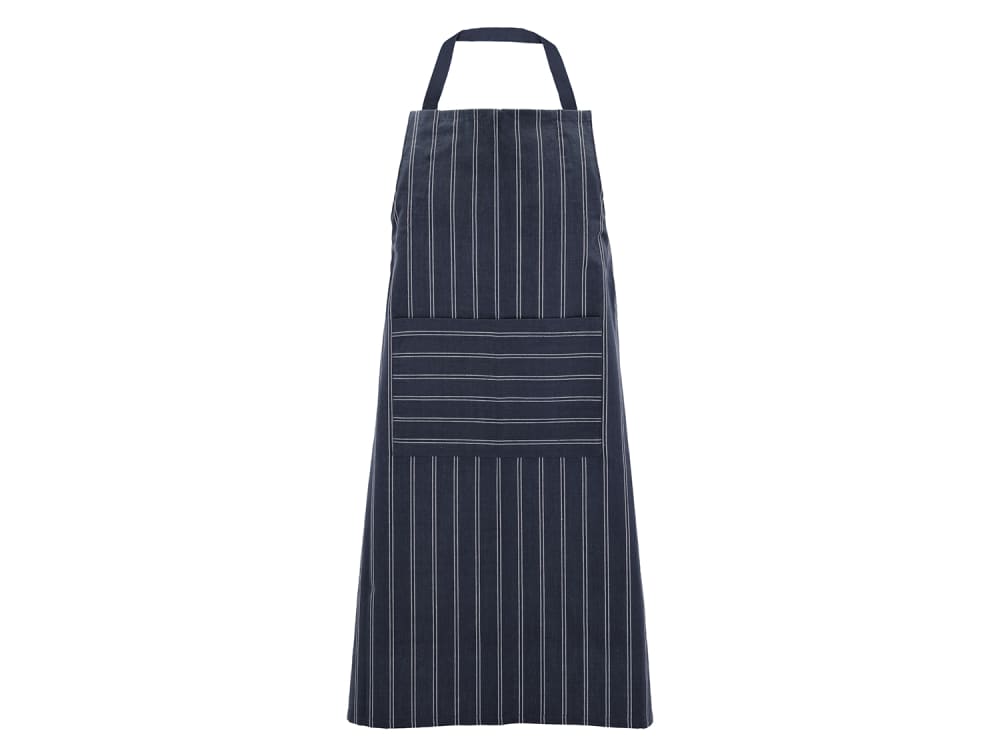 Tablier en coton bleu marine