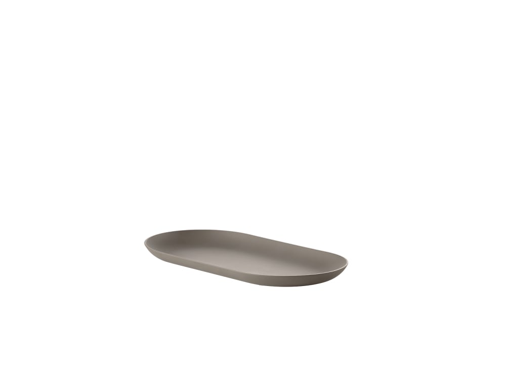 Plateau en acier taupe Plateau en acier taupe