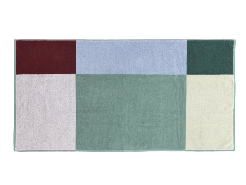 Serviette en coton violet 140x70cm