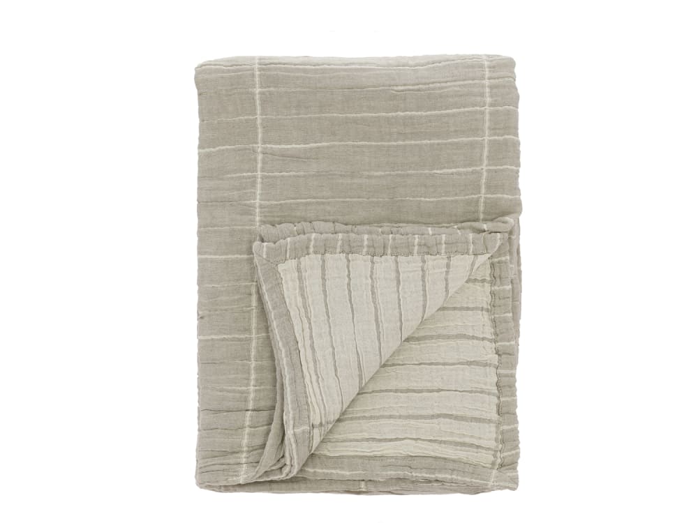 Couvre-lit en coton beige 260x200cm