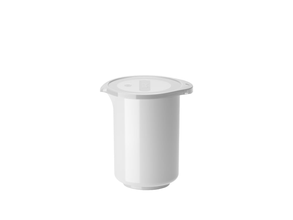Bécher mélangeur avec couvercle blanc 1,25l Bécher mélangeur avec couvercle blanc 1,25l