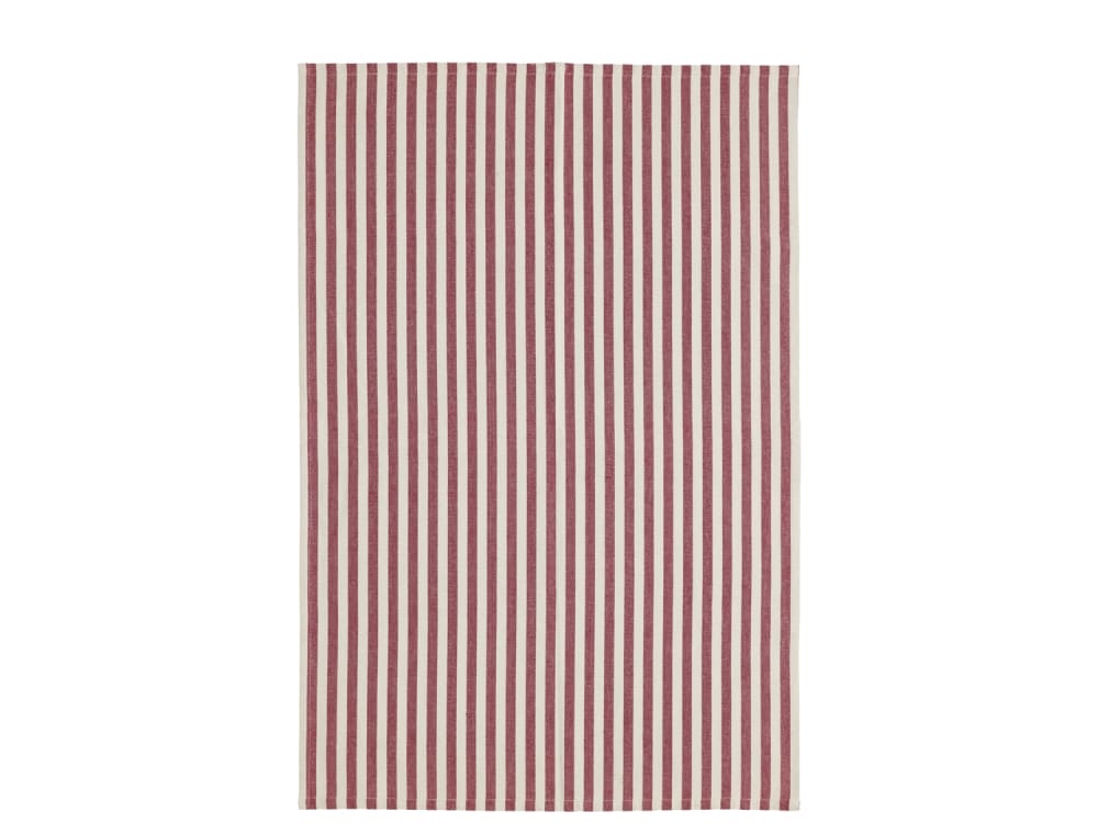Torchon en coton rouge 60x90cm