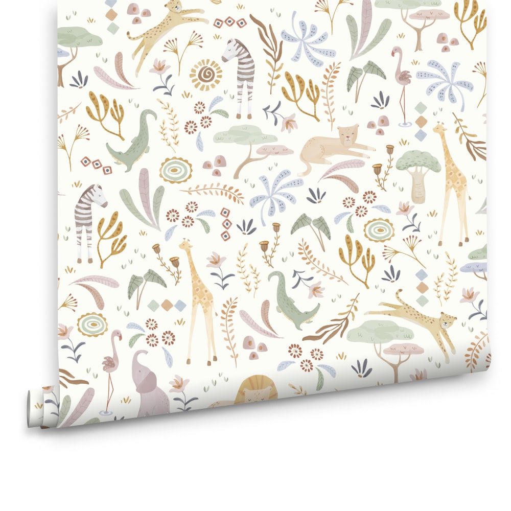Papier peint animaux de la savanne 1000x52cm — vue 3
