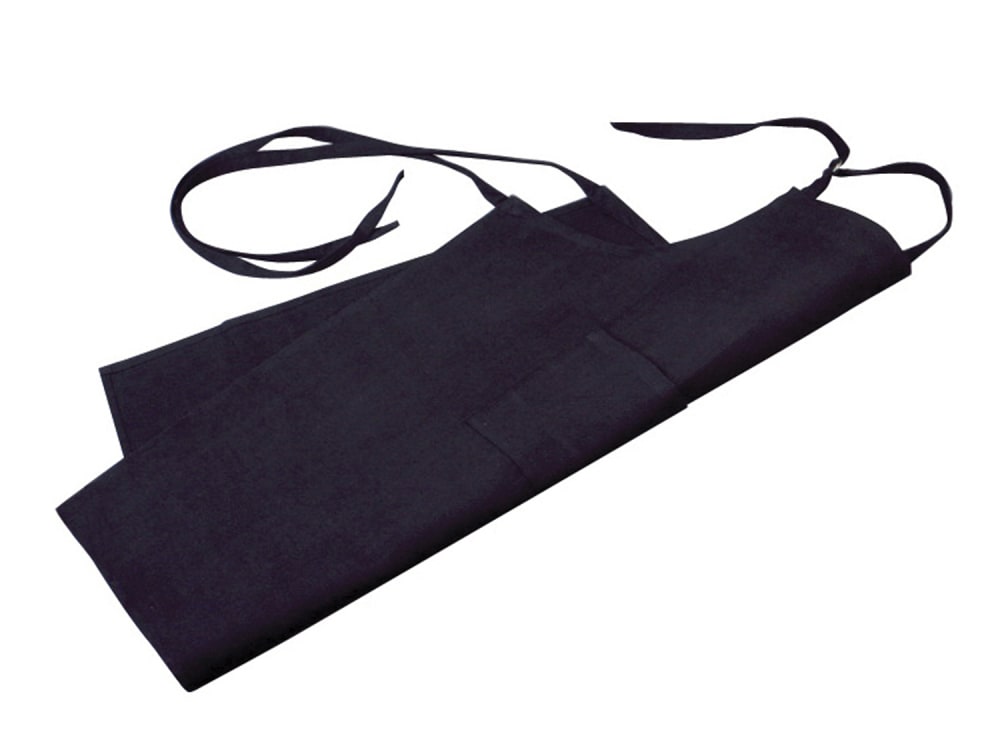 Tablier en coton noir