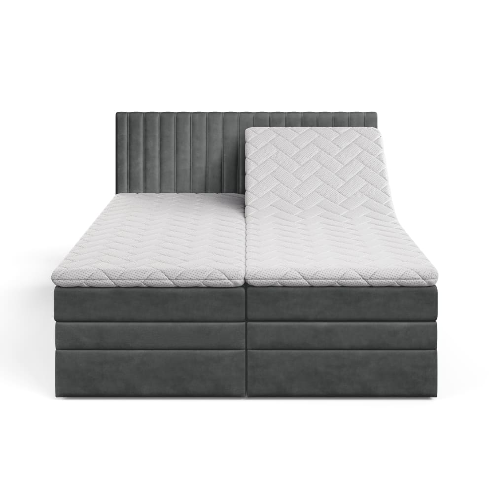 Ensemble relaxation électrique 180x200 en gris foncé Ensemble relaxation électrique 180x200 en gris foncé