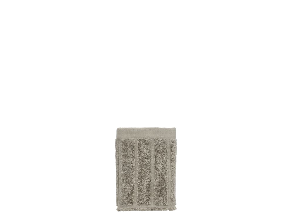 Serviette d'invité en coton gris 30x30cm