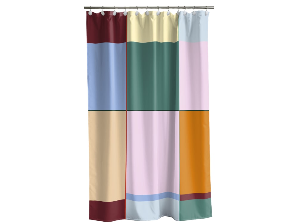 Rideau de douche en polyester violet 200x180cm Rideau de douche en polyester violet 200x180cm