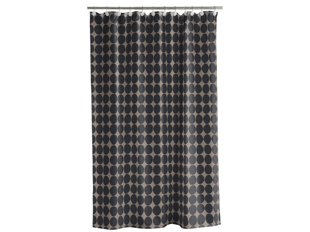 Rideau de douche en polyester taupe 200x180cm Rideau de douche en polyester taupe 200x180cm