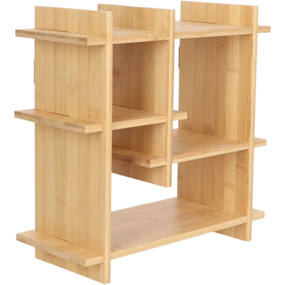 Etagère murale d'intérieur en bambou taille s