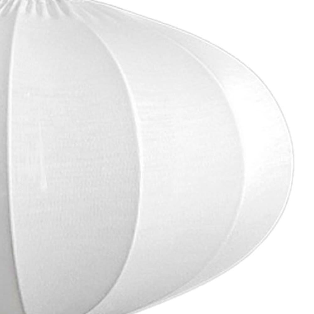 Suspension en métal et coton blanc 42x42x23cm — vue 4