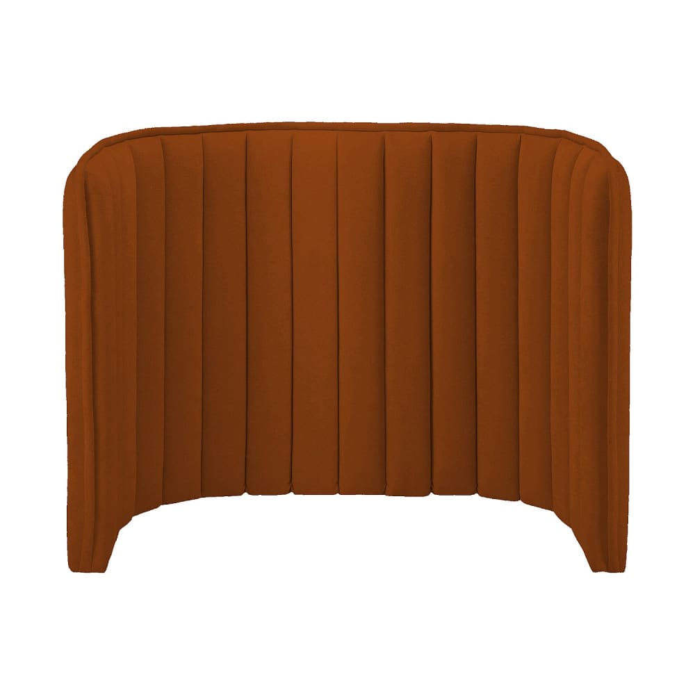 Tête de lit en tissu 200 x 102 cm - terracotta Tête de lit en tissu 200 x 102 cm - terracotta