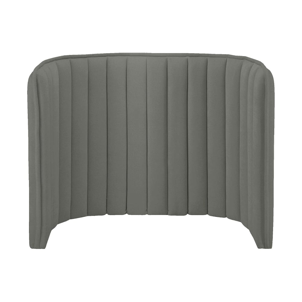 Tête de lit en tissu 200 x 102 cm - gris galet Tête de lit en tissu 200 x 102 cm - gris galet